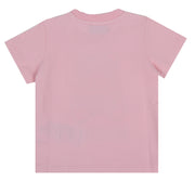 Moschino Kids Pink Teddy Print T-shirt