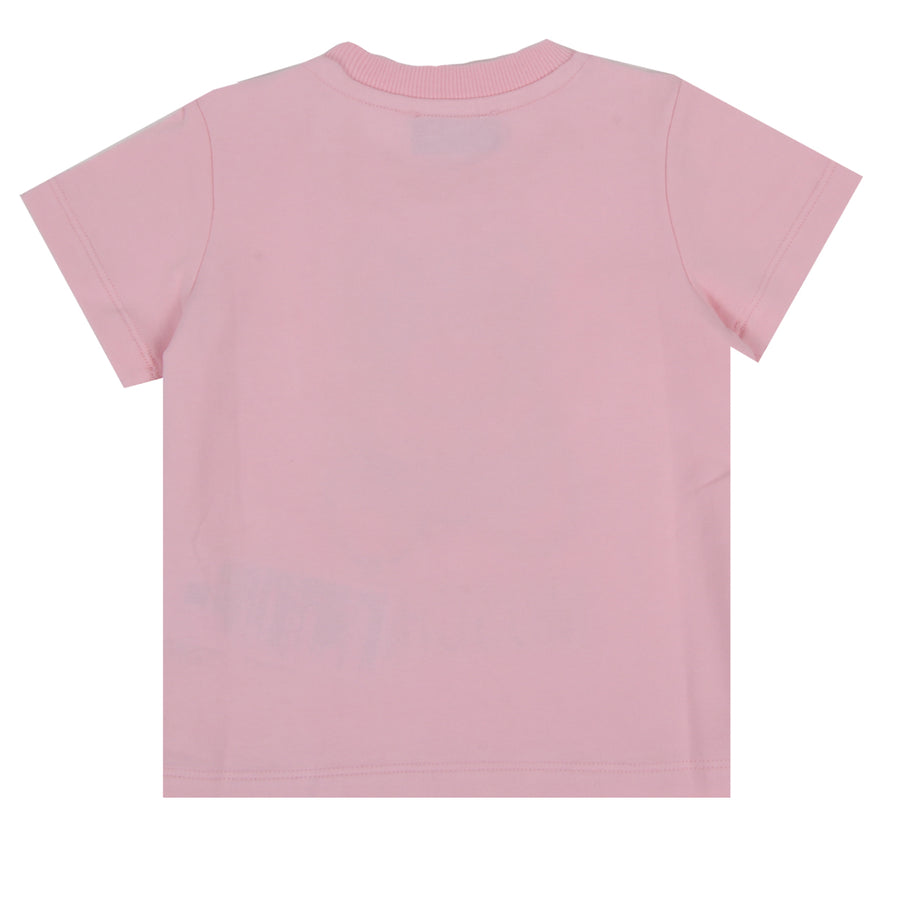 Moschino Baby Pink Teddy Print T-shirt
