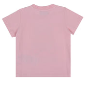 Moschino Baby Pink Teddy Print T-shirt