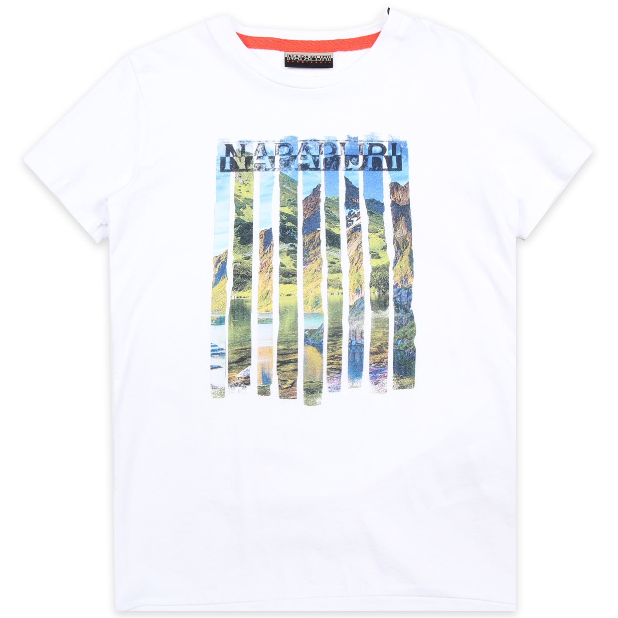 Napapijri Junior Rainforest Logo White T-Shirt Front