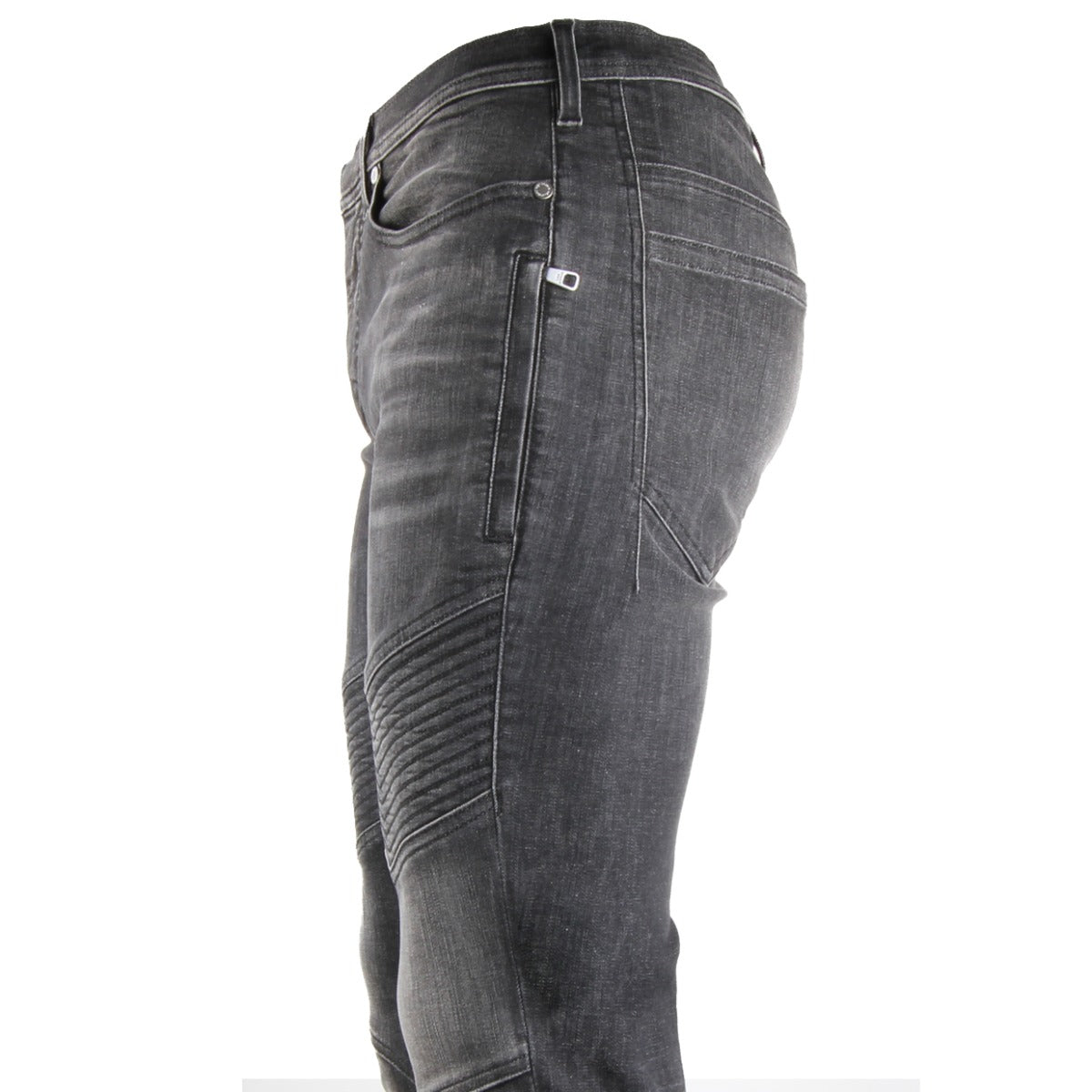 Neil Barrett Black Stretch Skinny Fit Jeans Detail