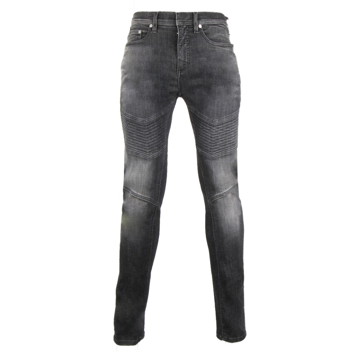 Neil Barrett Black Stretch Skinny Fit Jeans Front 