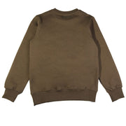 Neil Barrett Kids Khaki Thunderbolt Logo Print Sweatshirt