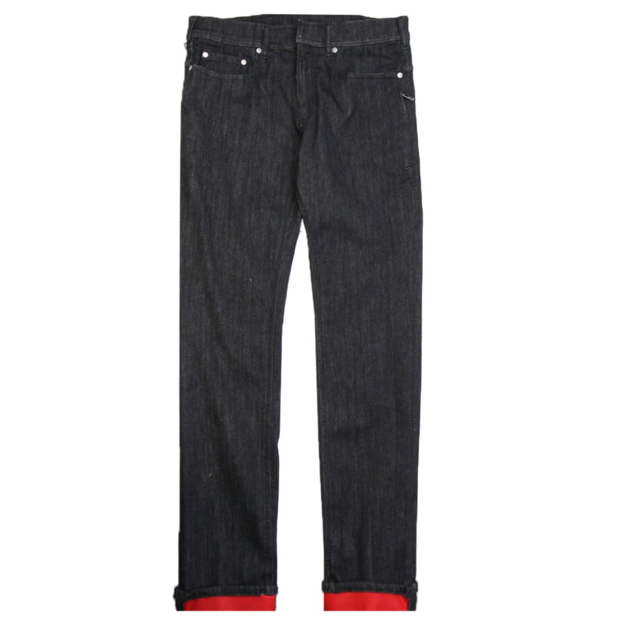 Neil Barrett Red Trim Denim Jeans Front