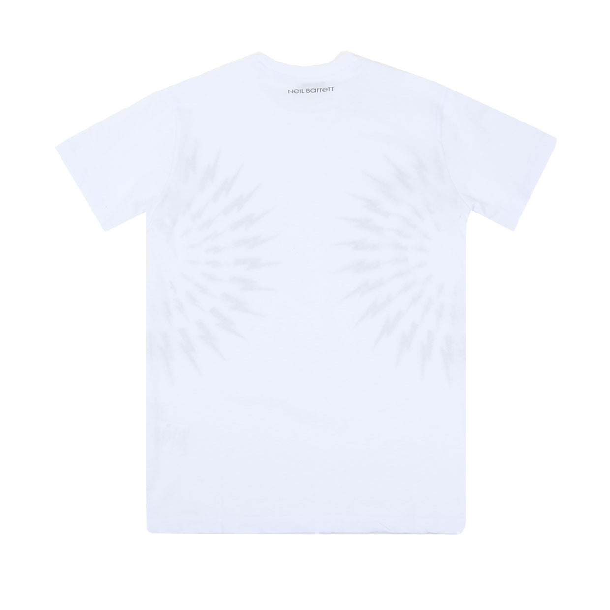 Neil Barrett Kids White Multi Thunderbolt Print T-shirt