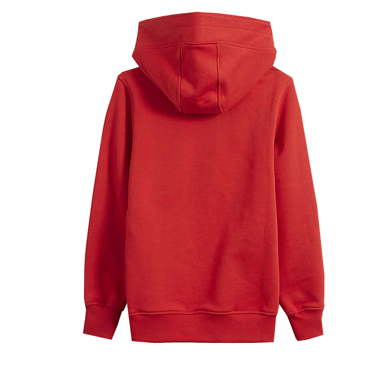 Neil Barrett Kids Red Thunderbolt Print Hooded Sweatshirt