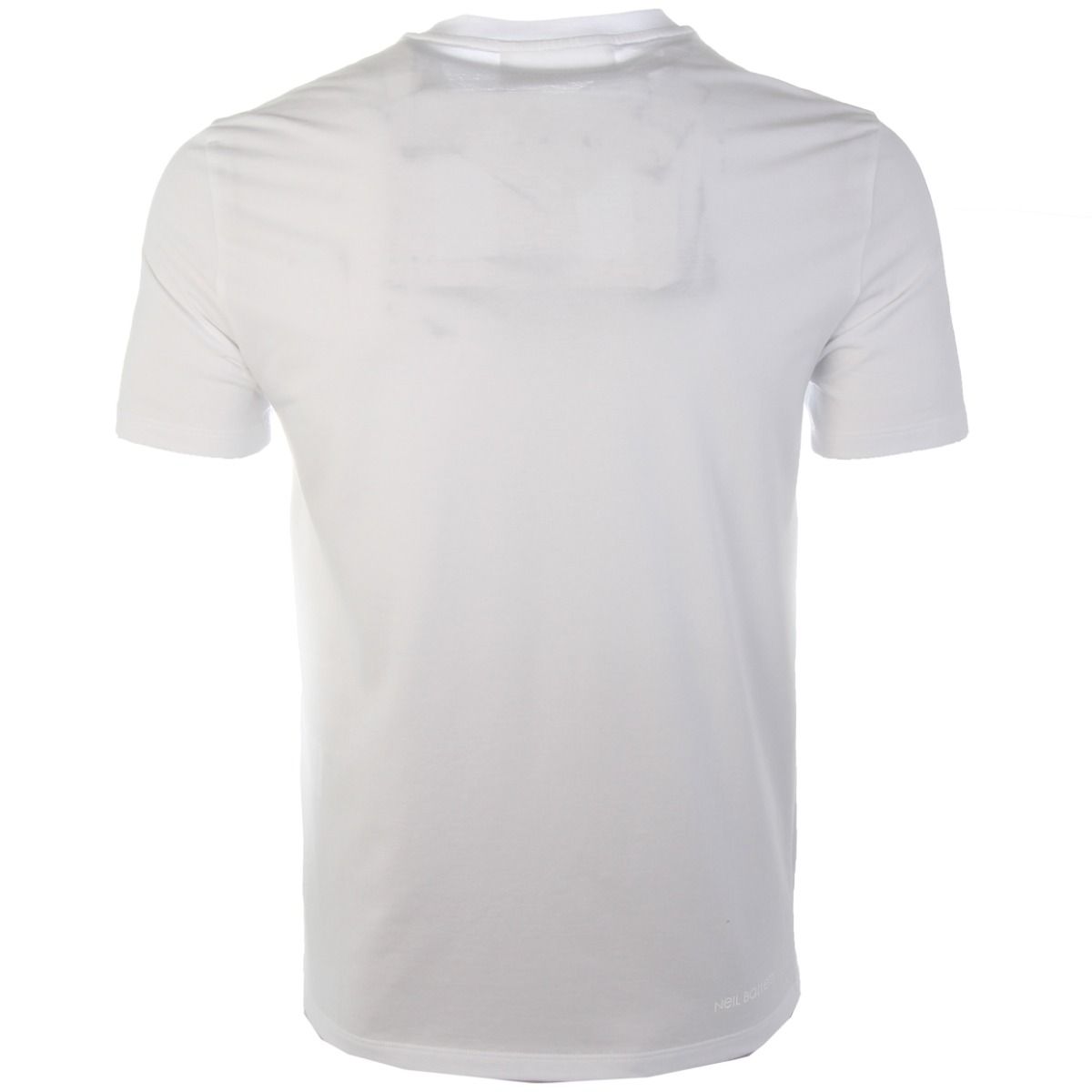 Neil Barrett Thunder Bolt Chest Logo White T-Shirt