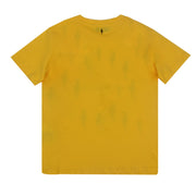 Neil Barrett Kids Yellow Thunderbolt Print T-shirt