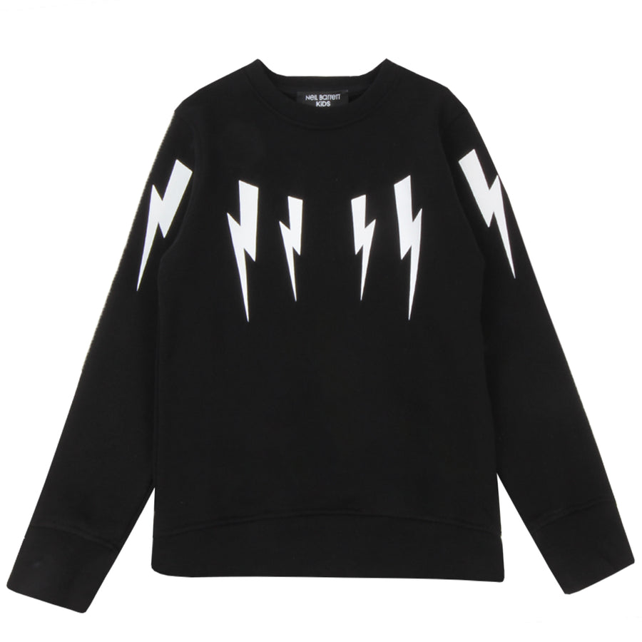 Neil Barrett Kids Thunderbolt Print Sweatshirt