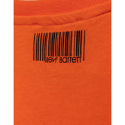 Neil Barrett Kids Orange Thunderbolt Logo T-shirt