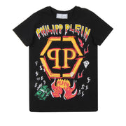 Philipp Plein Junior Graffiti T-shirt