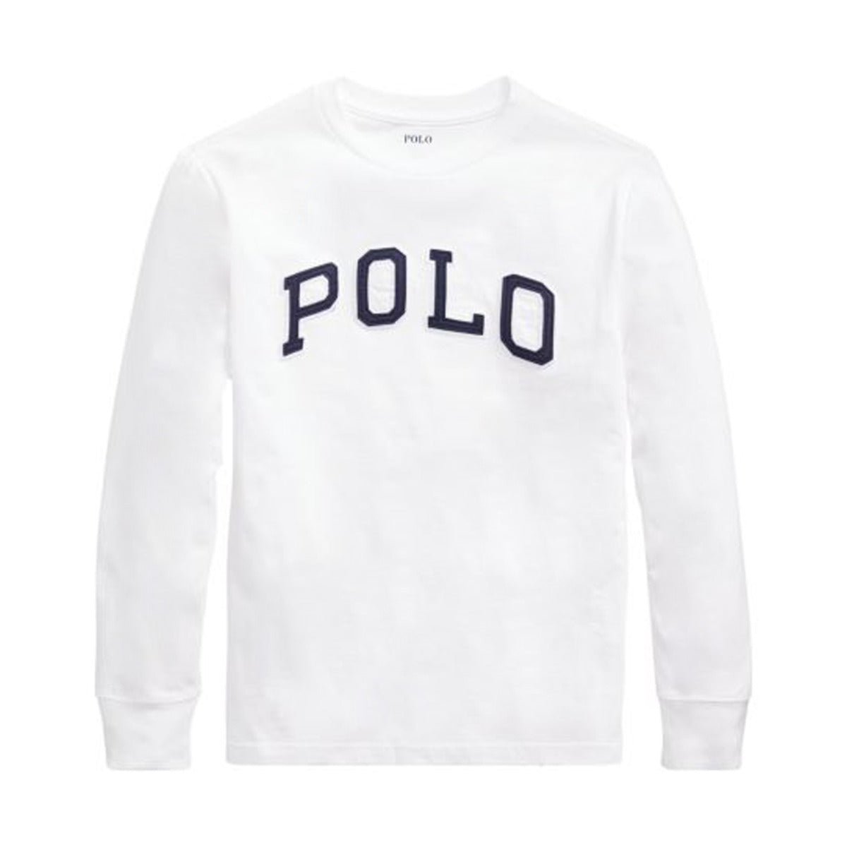 Ralph Lauren Kids White Embossed Logo T-shirt front