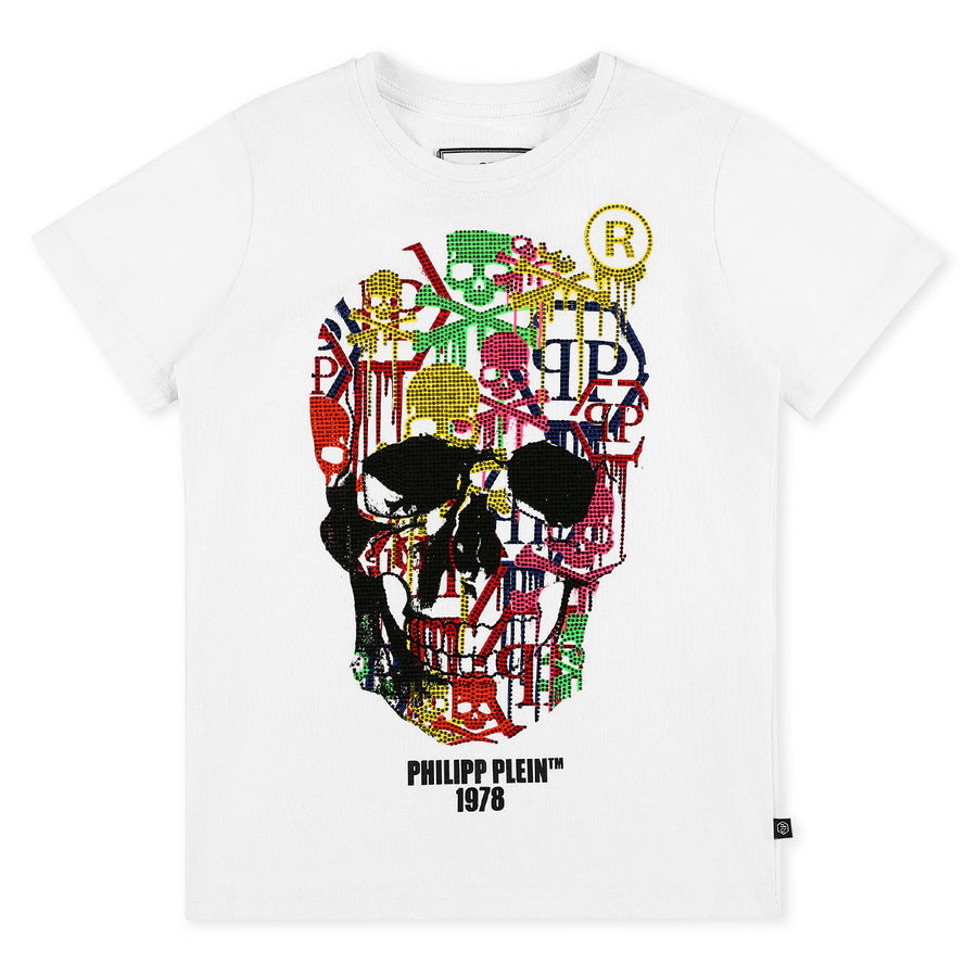 Philipp Plein Junior SS Skull T-shirt