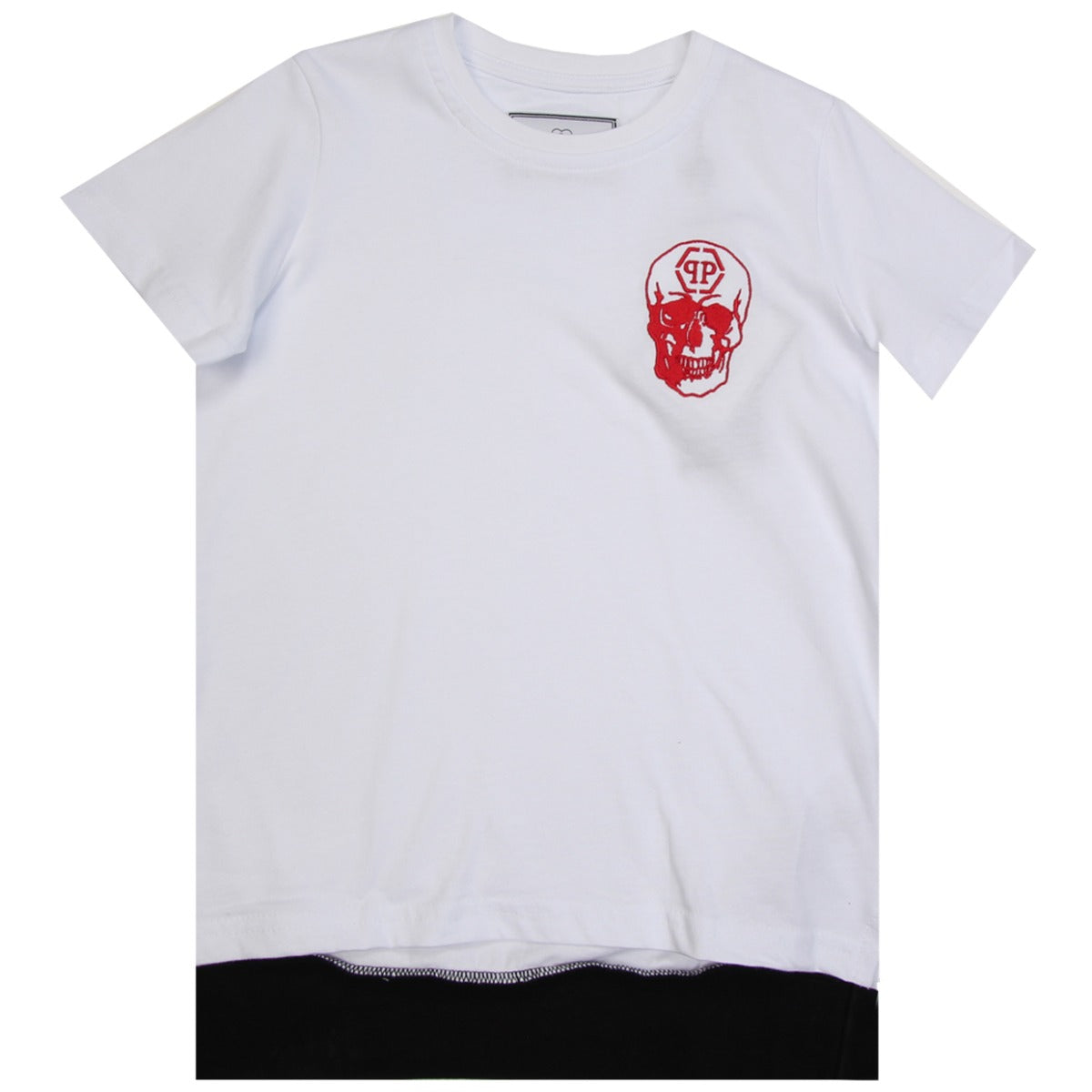 Philipp Plein T-Shirt White Skull Round Neck