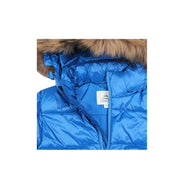 Pyrenex Toddler Real Fur Blue Jacket - Retro Designer Wear