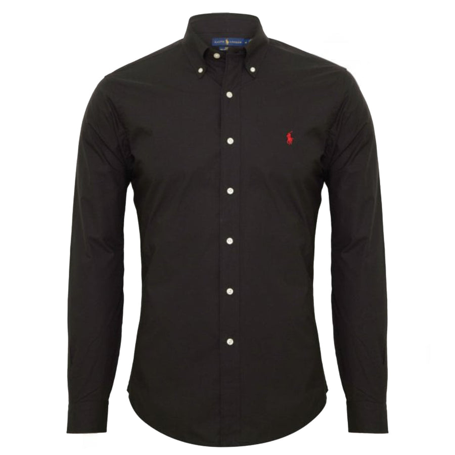 Ralph Lauren Slim-Fit Black Shirt