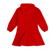Moschino Kids Red Hooded Dress