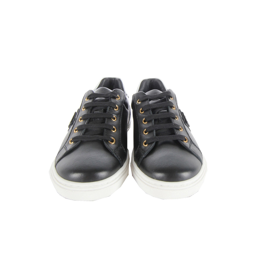 Dolce & Gabbana Kids Black and White Sneakers - Retro Designer Wear