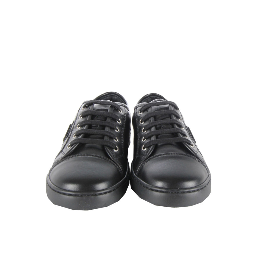 Dolce & Gabbana Kids Black Trainers - Retro Designer Wear