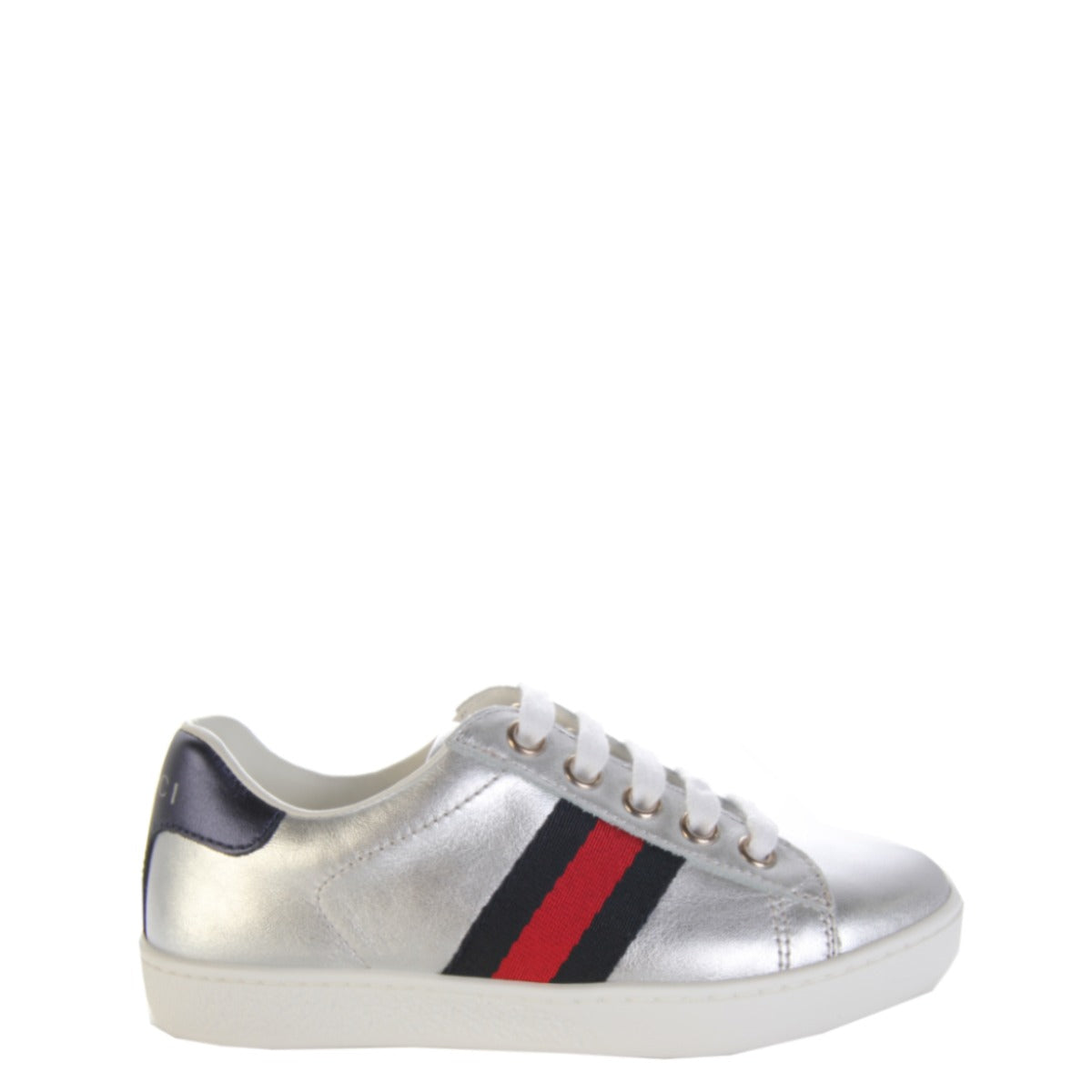 Gucci Kids Ace Leather Trainers