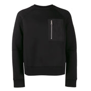 Neil Barrett Black Chest Pocket Sweatshirt front