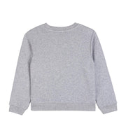 Billieblush Grey Glittery Heart Sweatshirt