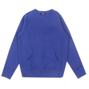 Balmain Kids Blue Embossed Logo Sweatshirt