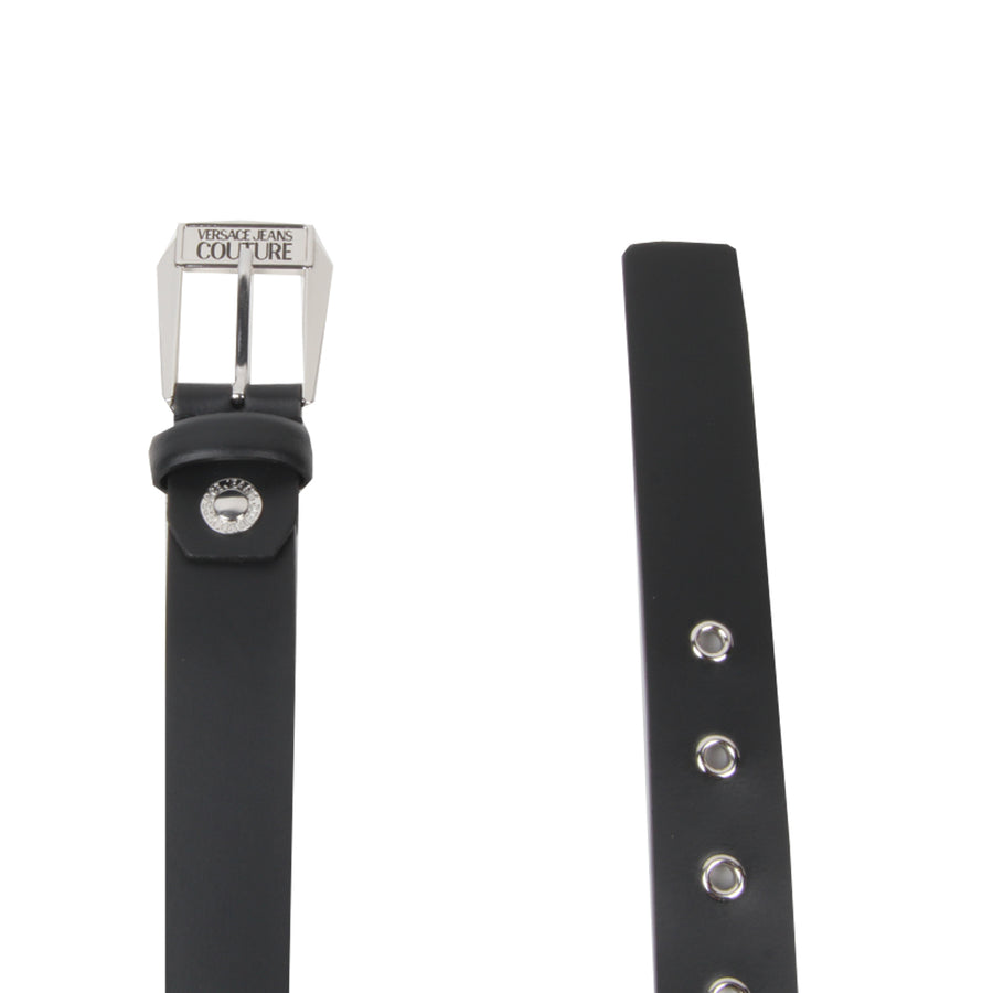 Versace Jeans Couture Embossed Logo Buckle Belt