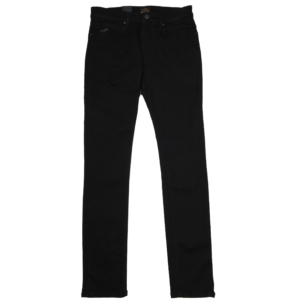 Vivienne Westwood Skinny Fit Black Denim Jeans front 