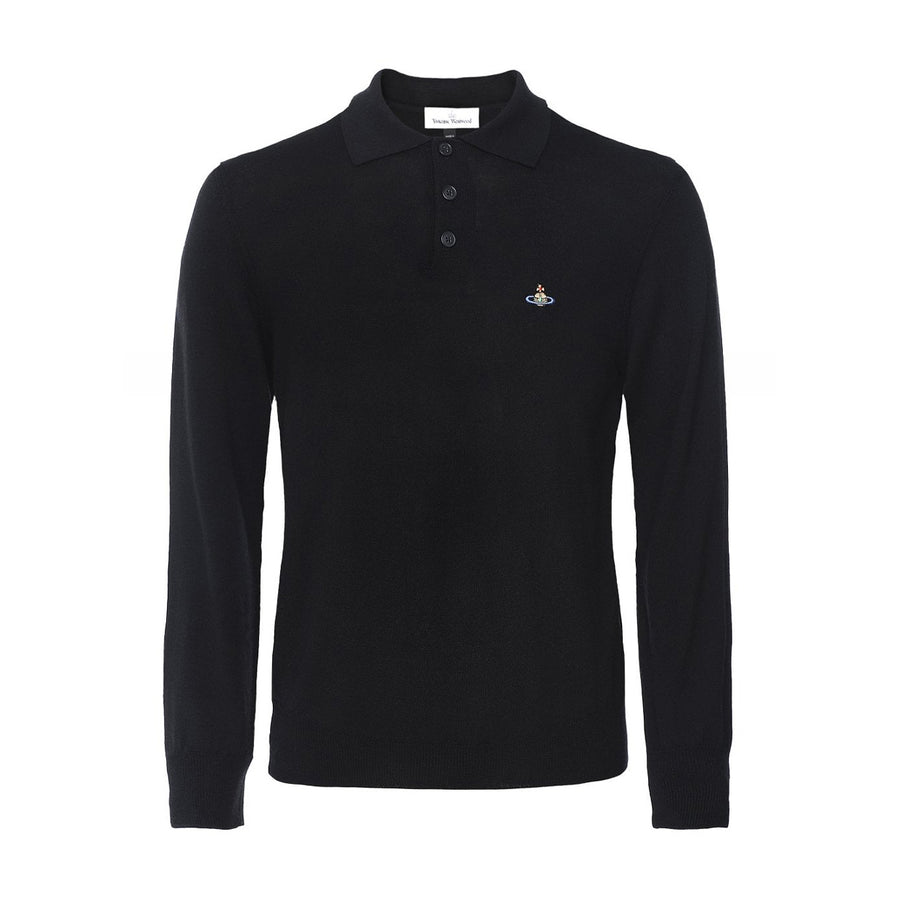 Vivienne Westwood Black Knitted Polo