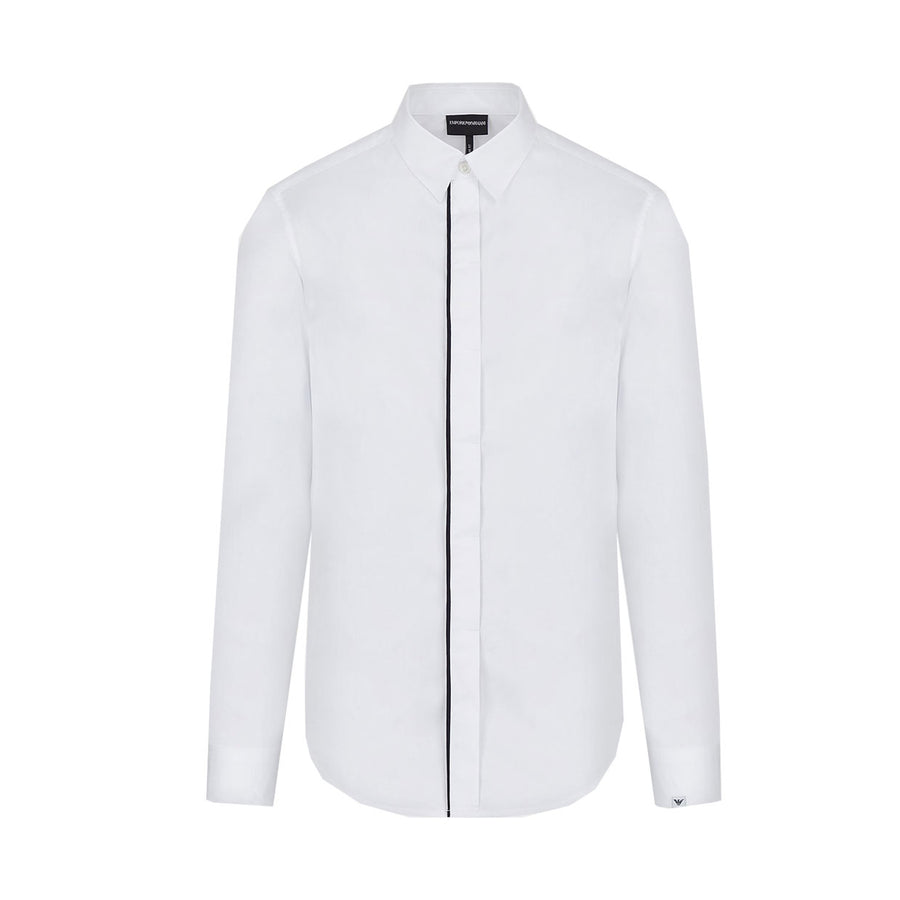 Emporio Armani White Long Sleeved Shirt